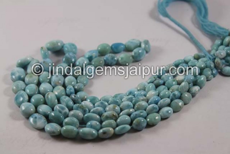 Larimar Far Smooth Nuggets Shape Beads